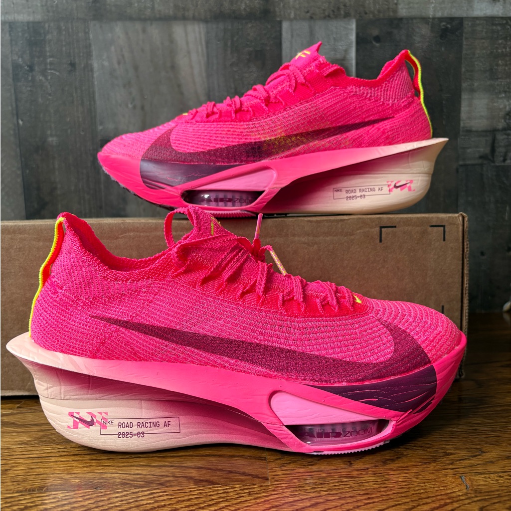 Nike Air Zoom Alphafly Next% 3 Hyper Pink Bordeaux Women's Size 11 Men’s 9.5